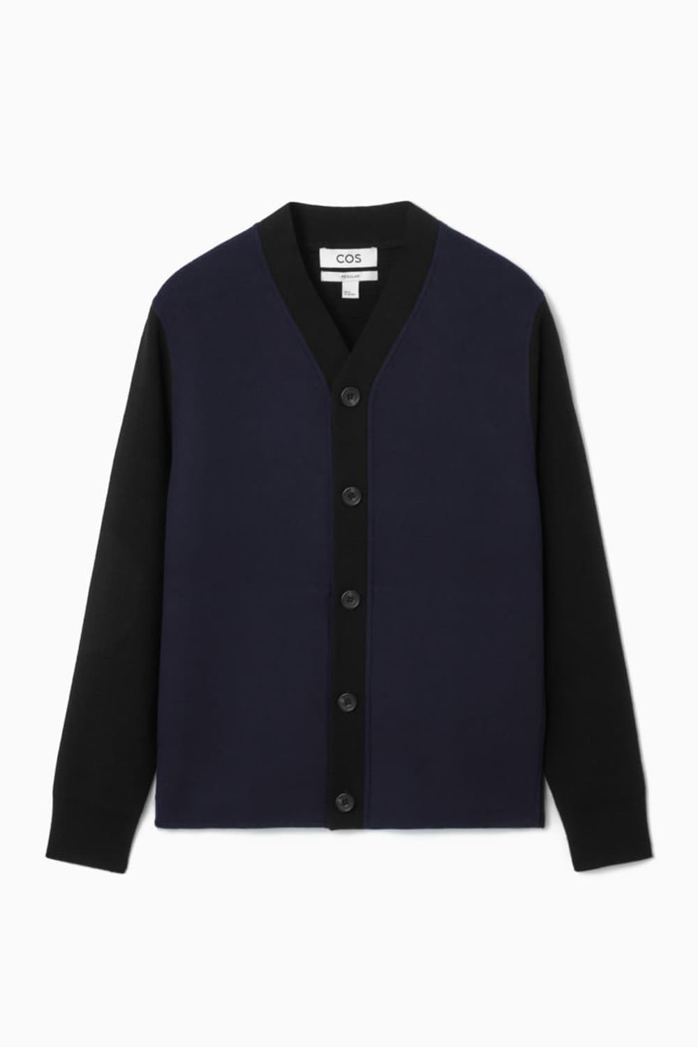 코스cos 컬러 블록 패널 울 가디건 s 사이즈 새상품 상품이미지1