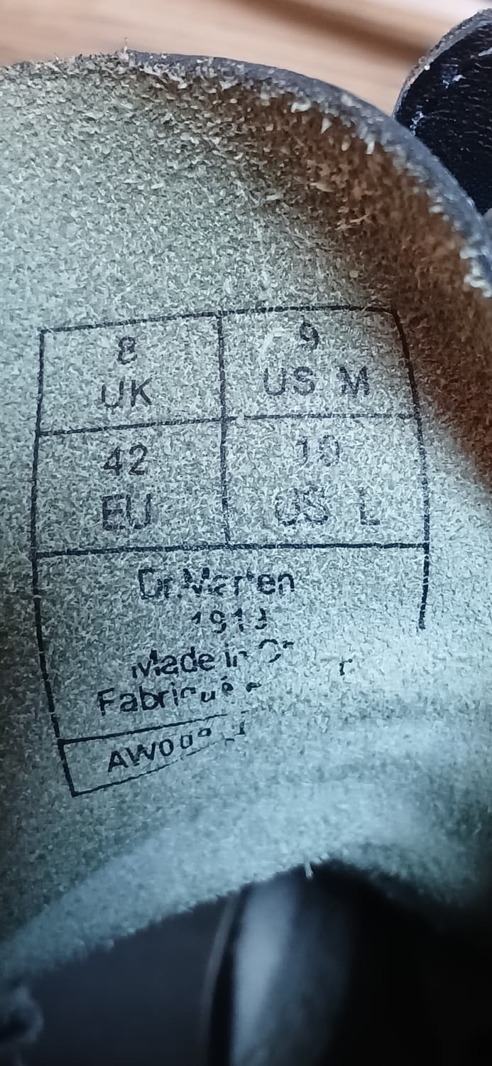 닥터마틴 1919 블루 블랙 워커(uk8, 270mm)  상품이미지5
