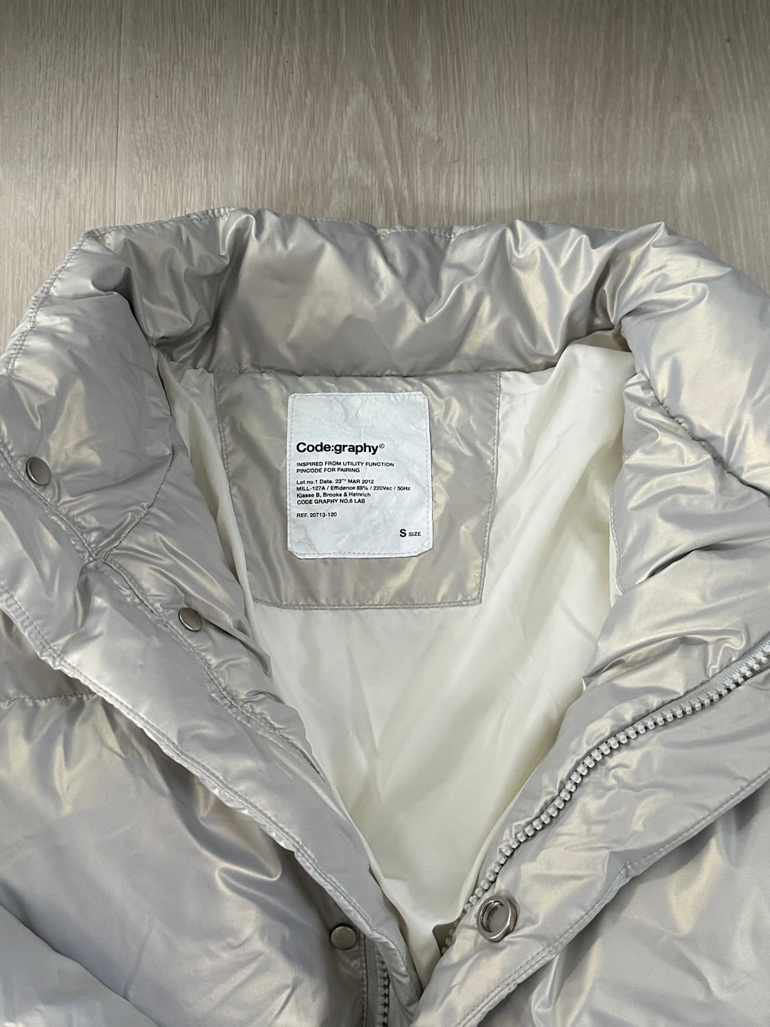 Code:graphy 크롭 푸퍼 S 상품이미지5