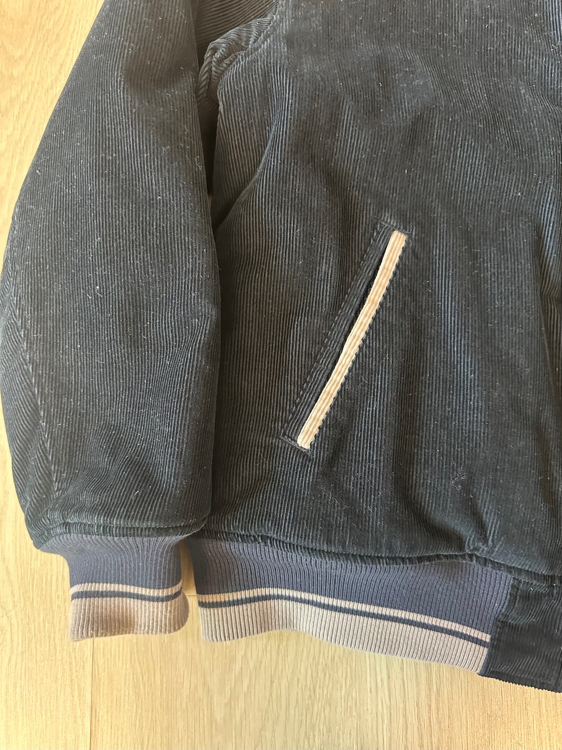 프리즘웍스 코듀로이 바시티 자켓 XL 상품이미지4