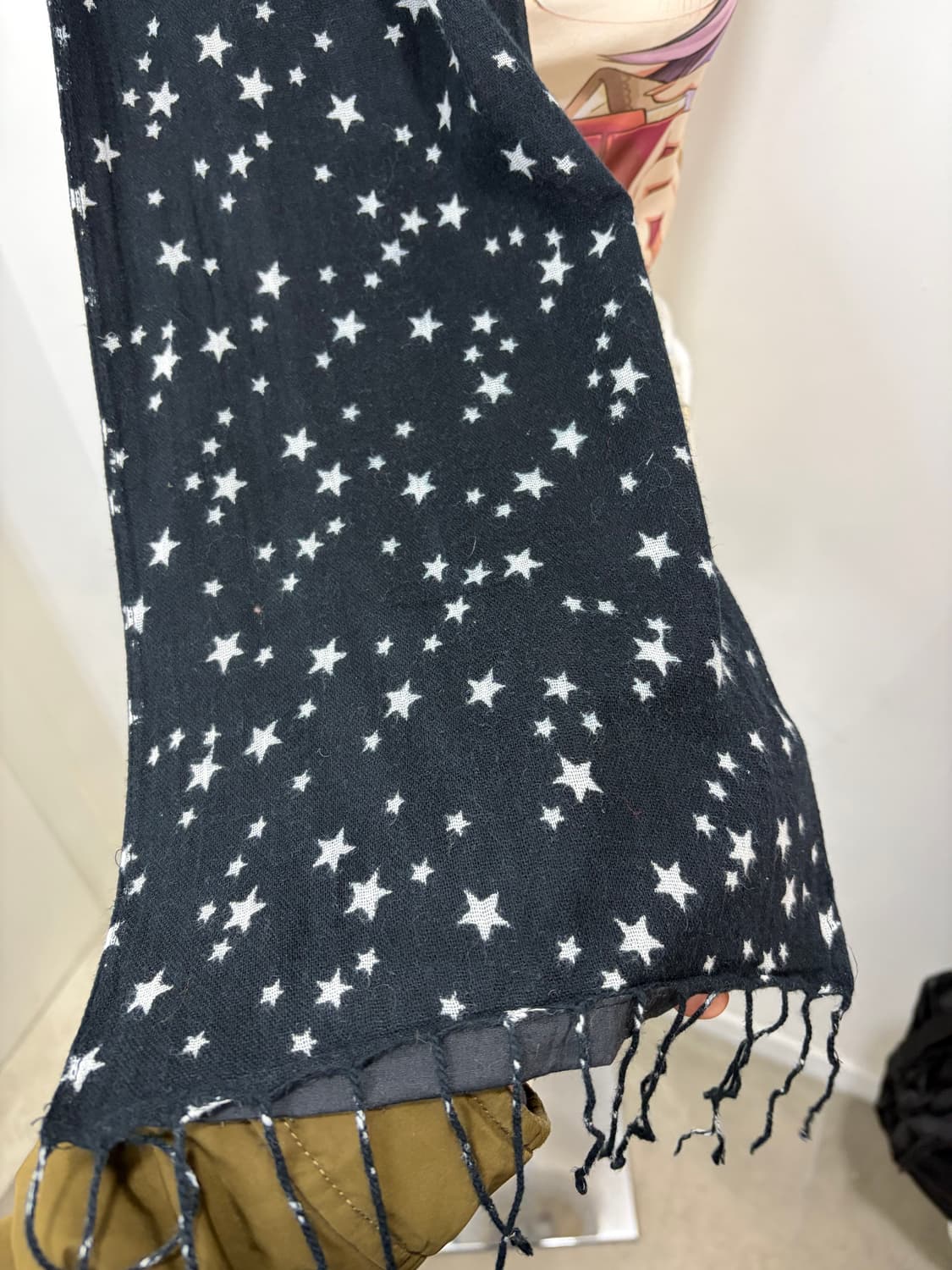 일본 빈티지 y2k 별 머플러 상품이미지4