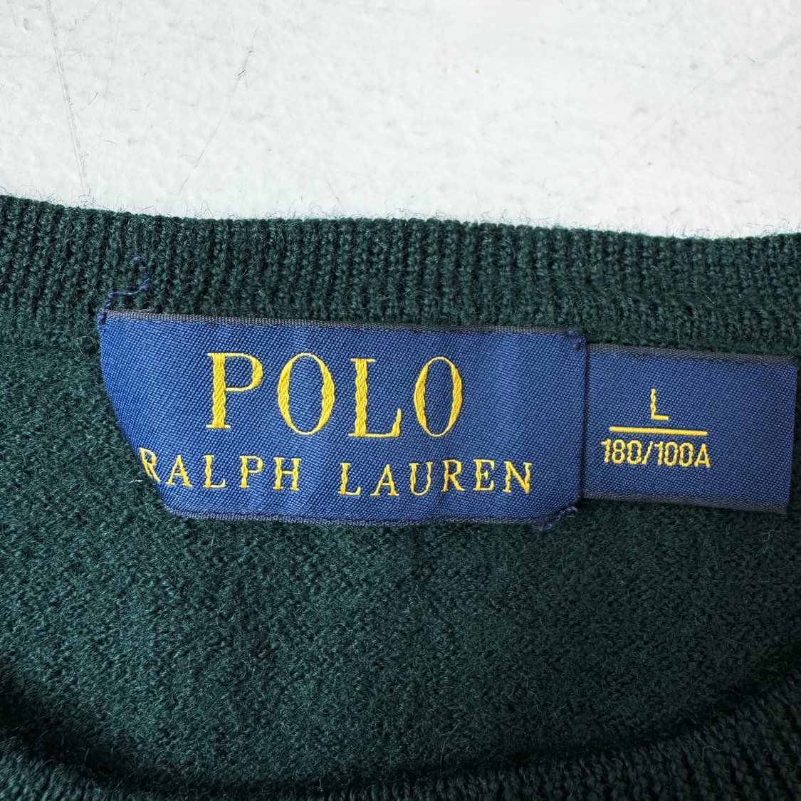 폴로 포니 니트 맨투맨 그린 상품이미지4