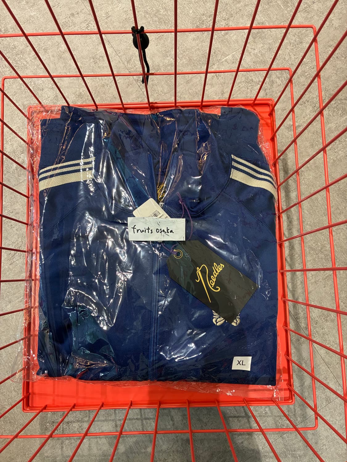 니들스 x LHP 폴리트랙자킷 로얄블루XL 상품이미지2