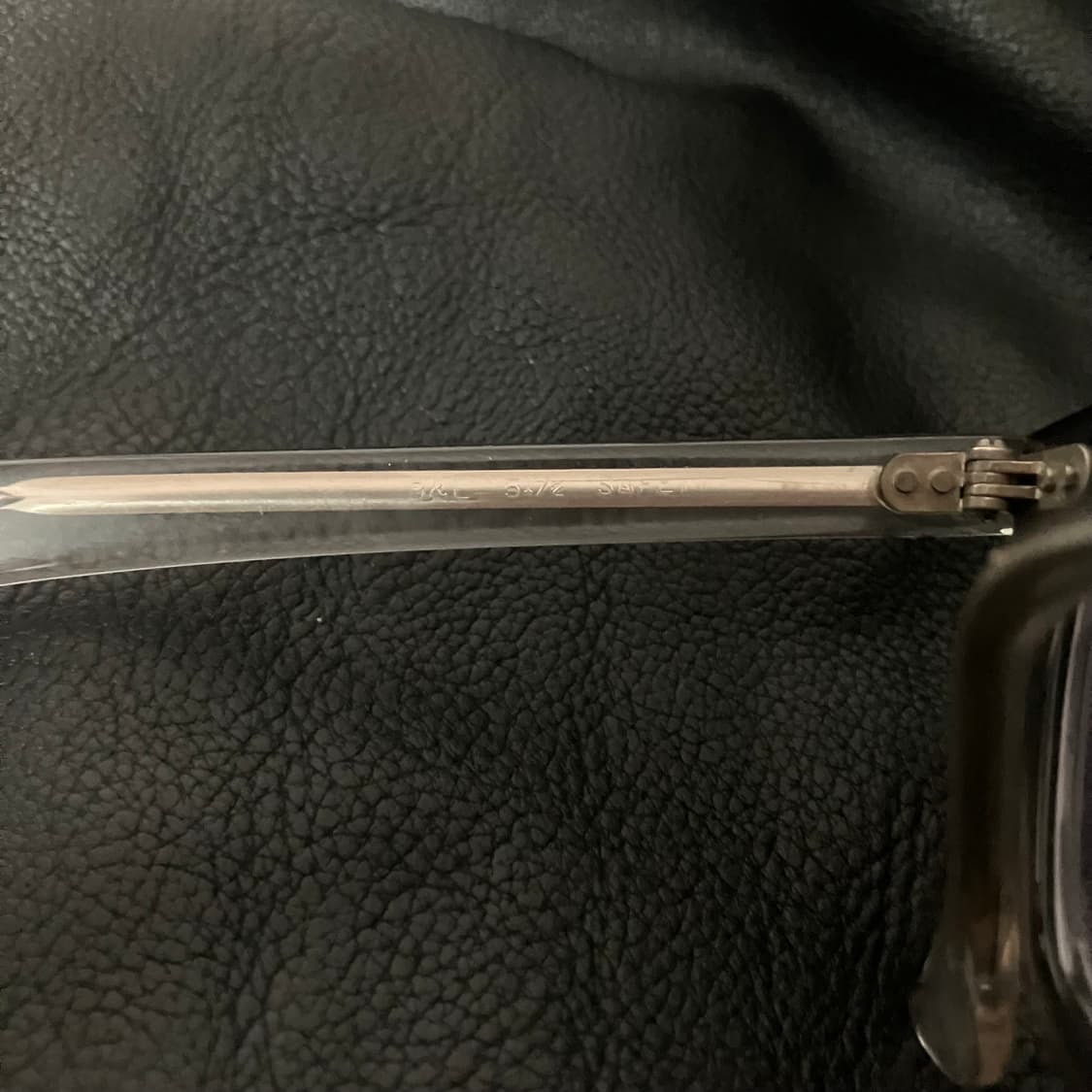 🇺🇸 50~60s 바슈롬 세이프티 안경 그레이 클리어 투톤 46-21 상품이미지5