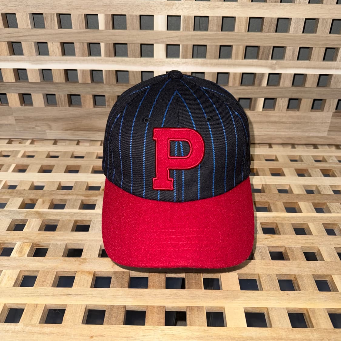 빈티지 스트라이프 울 캡 상품이미지1