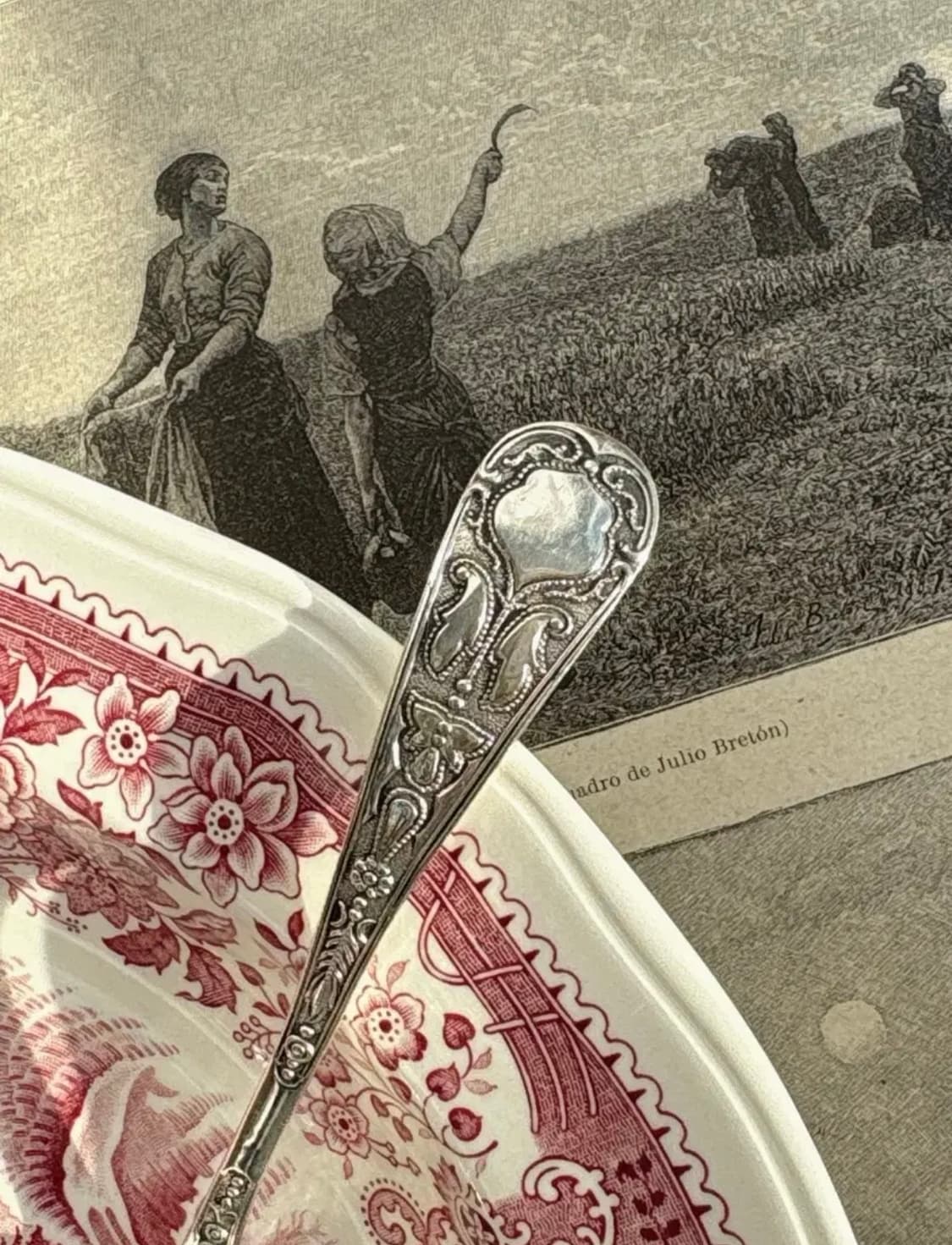 영국 앤틱 실버플레이트 슈가시프터 티스트레이너 스푼 상품이미지2