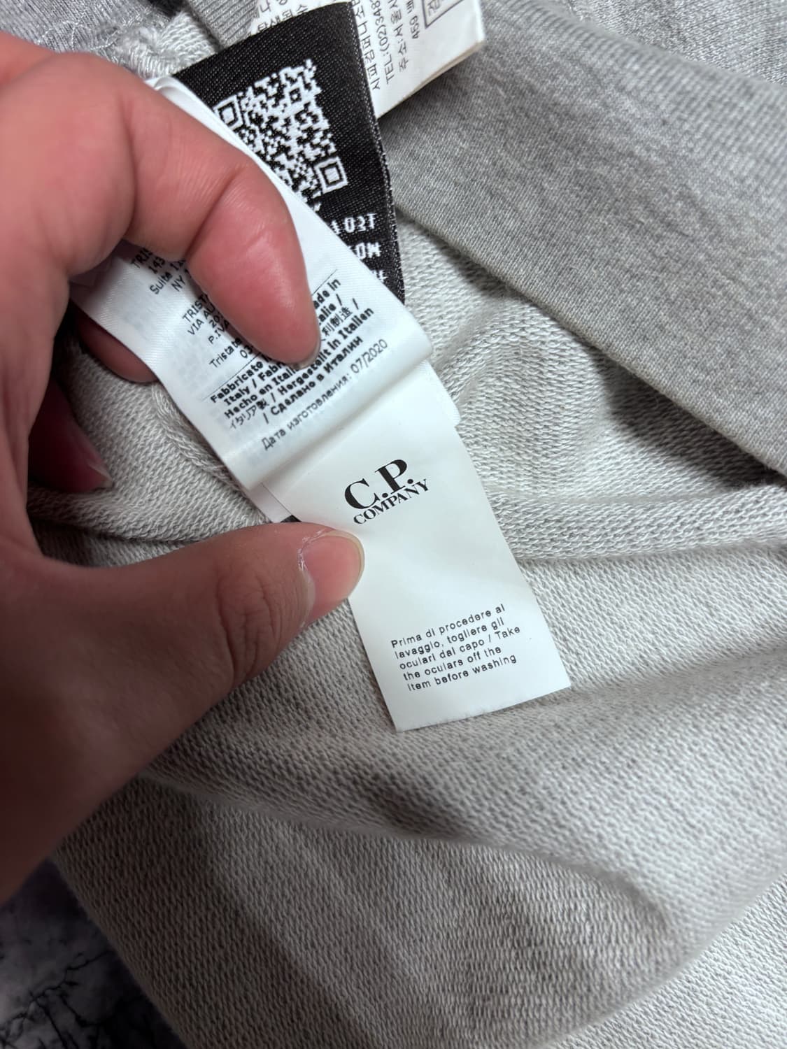 cp컴퍼니 그레이 맨투맨 상품이미지4