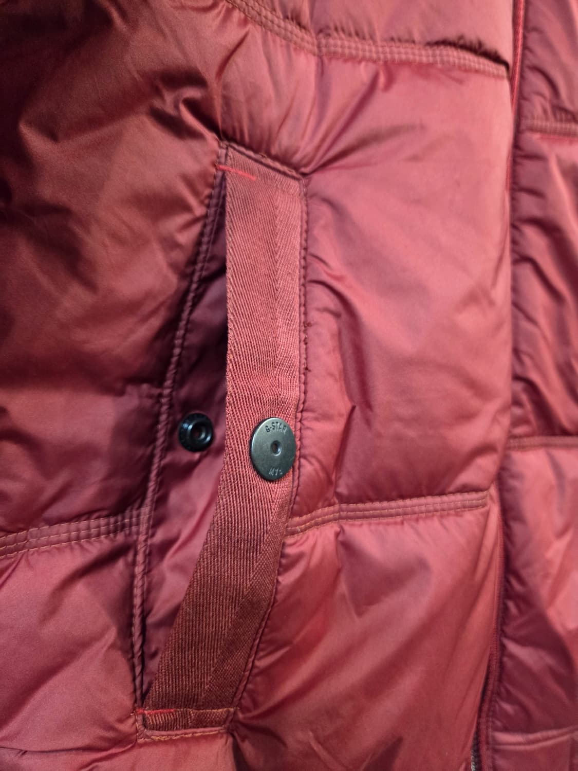 G-Star RAW 레드 패딩 점퍼(S) 상품이미지4