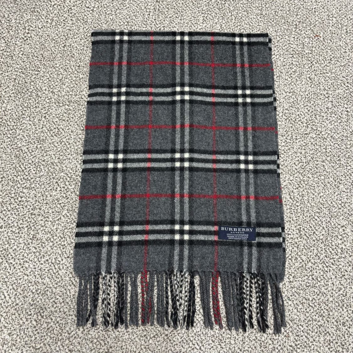 [택포,캐시미어100] 버버리 노바체크 머플러 목도리 [A] 상품이미지1