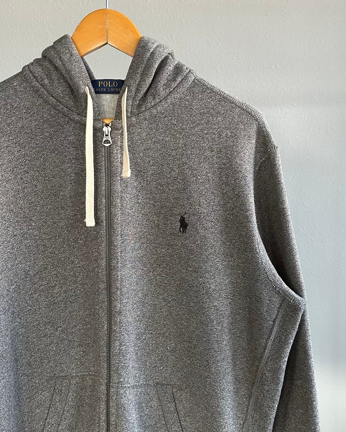 [L]폴로 랄프로렌 그레이 기모 후드집업 상품이미지2