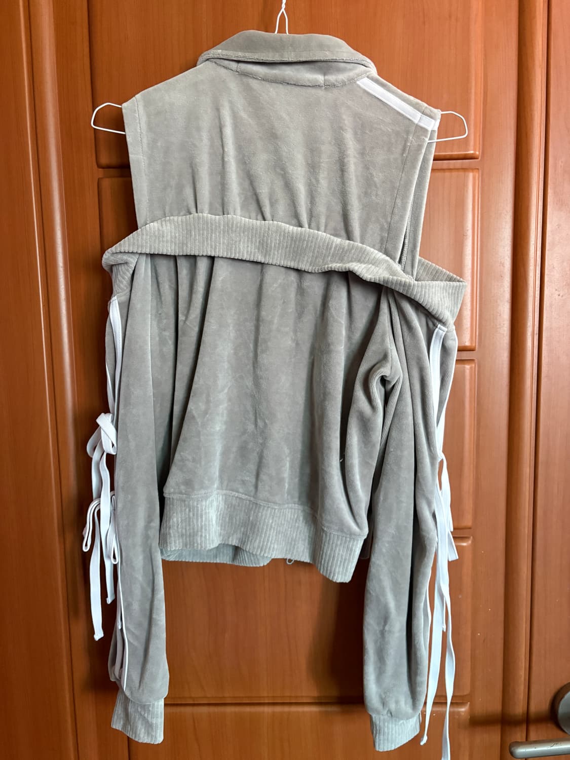 낫노잉 벨벳 트레이닝 상의 상품이미지5