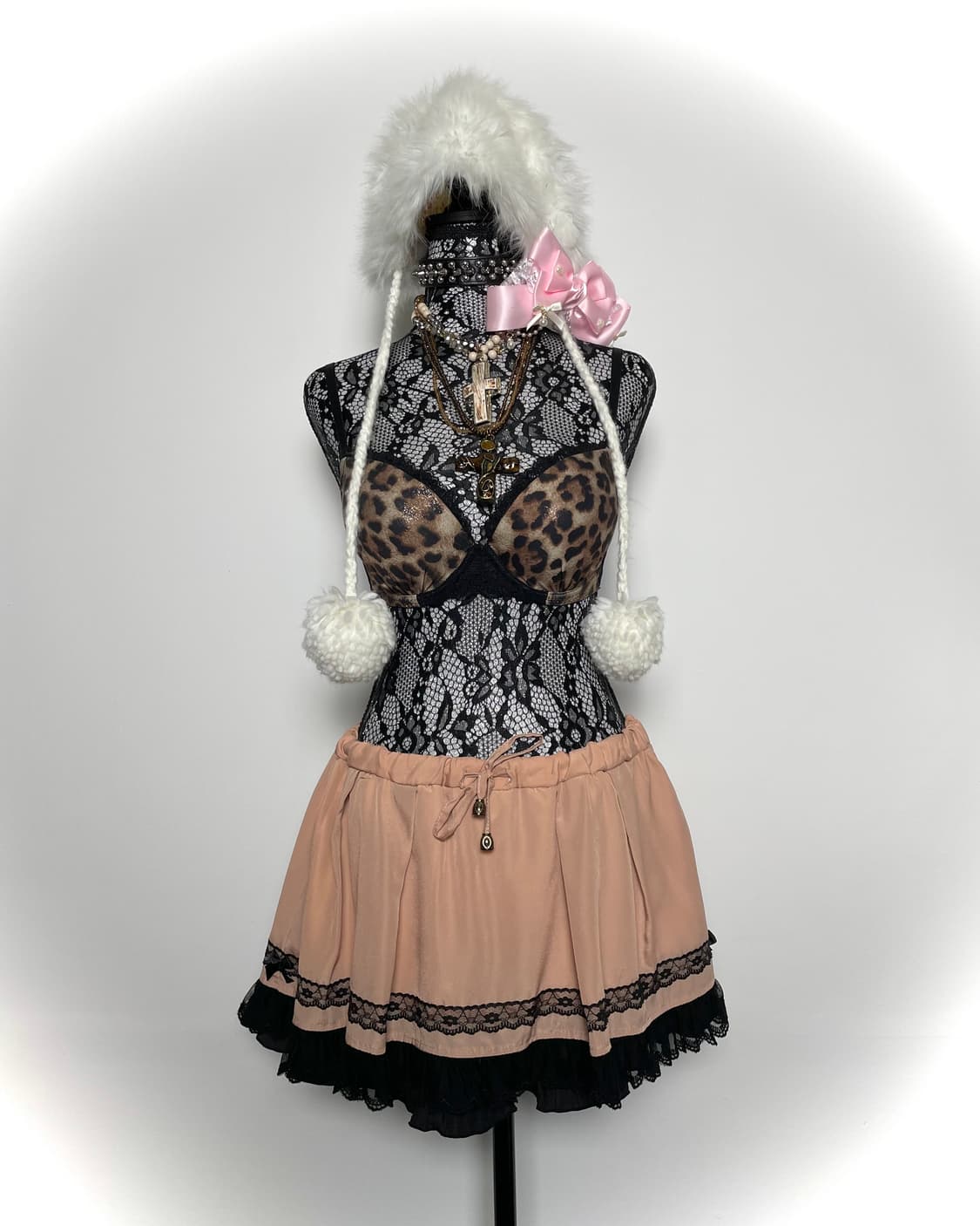 TRALALA 트랄랄라 라떼 갸루 스커트 상품이미지1