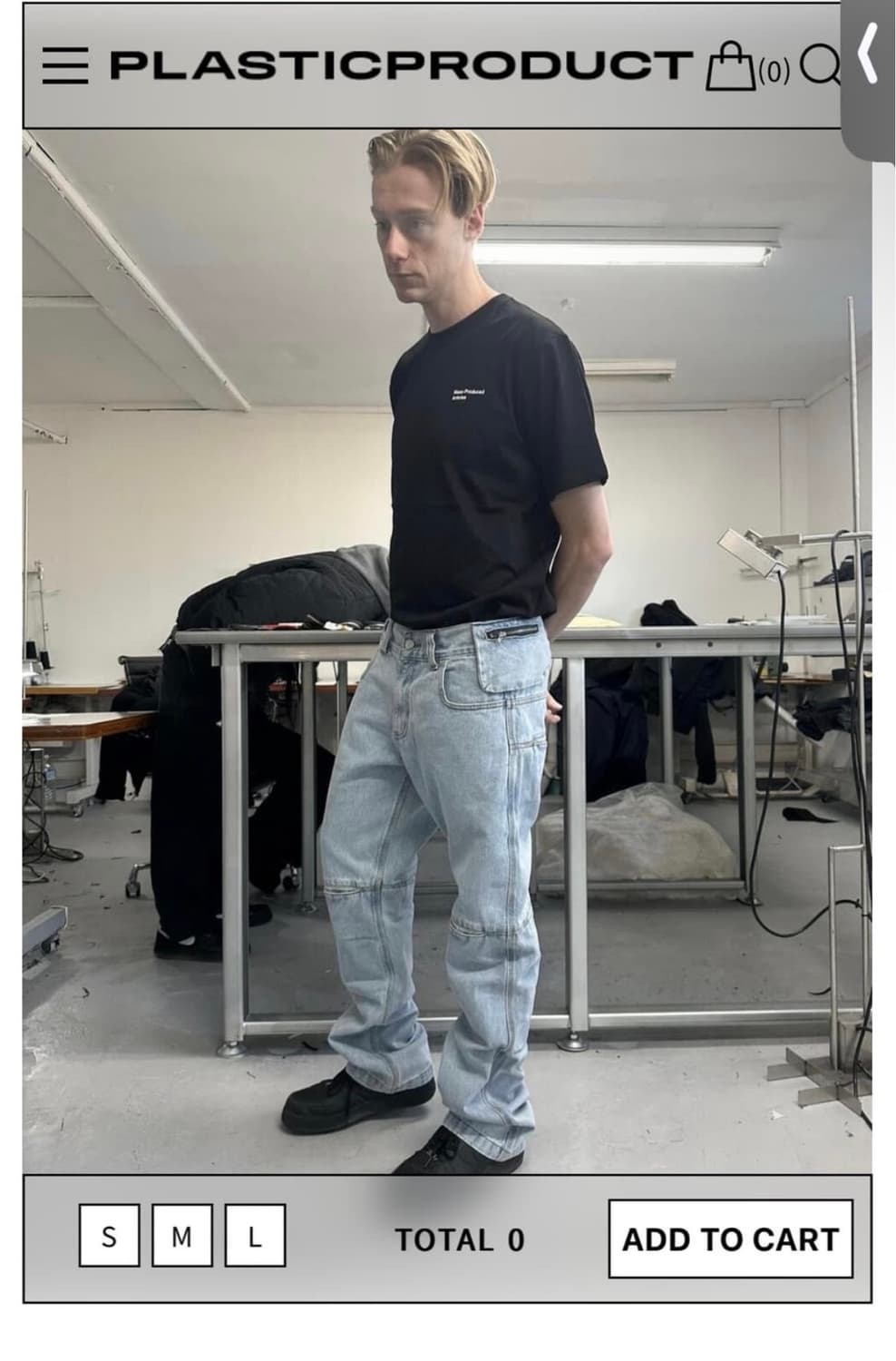 플라스틱 코르티스 주훈 MPa BAG PANTS (STEEL BLUE) 상품이미지1