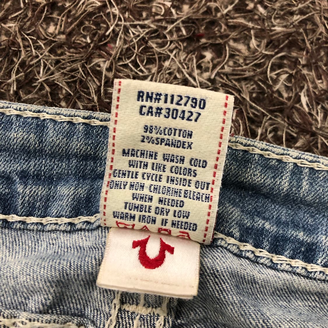 트루릴리전 스키니 워싱 데님 팬츠 상품이미지8