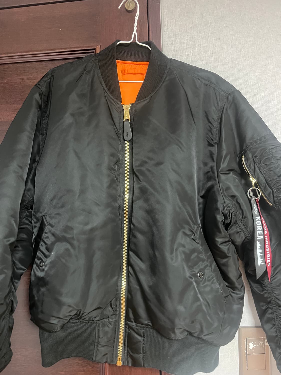 알파인더스트리 ma-1 블랙 상품이미지2