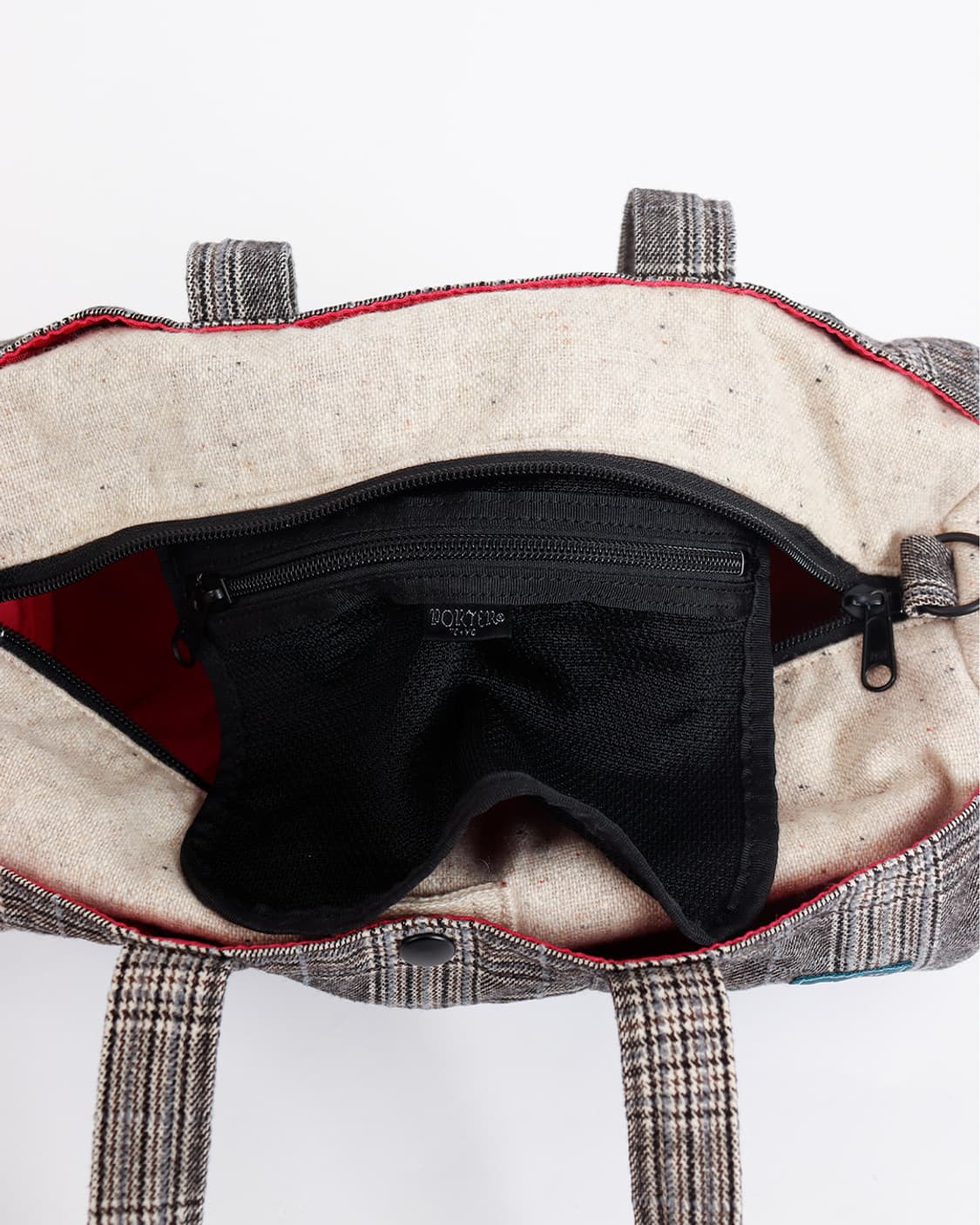 [ATMOS × PORTER] 체크 패턴 2WAY 미니 보스턴 백 상품이미지9