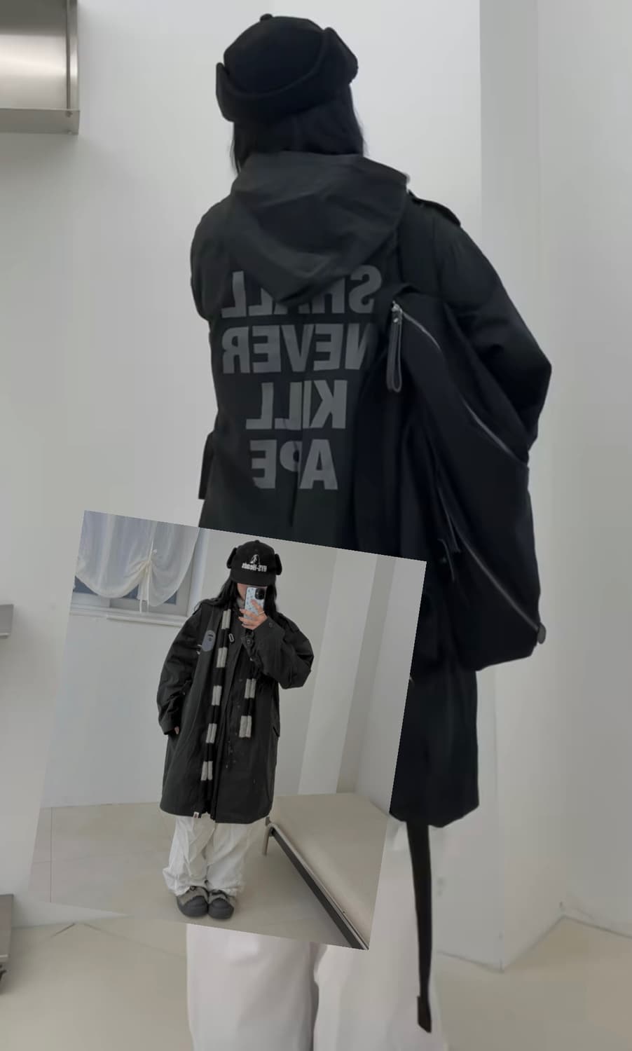 베이프 피쉬테일 야상 L 상품이미지1