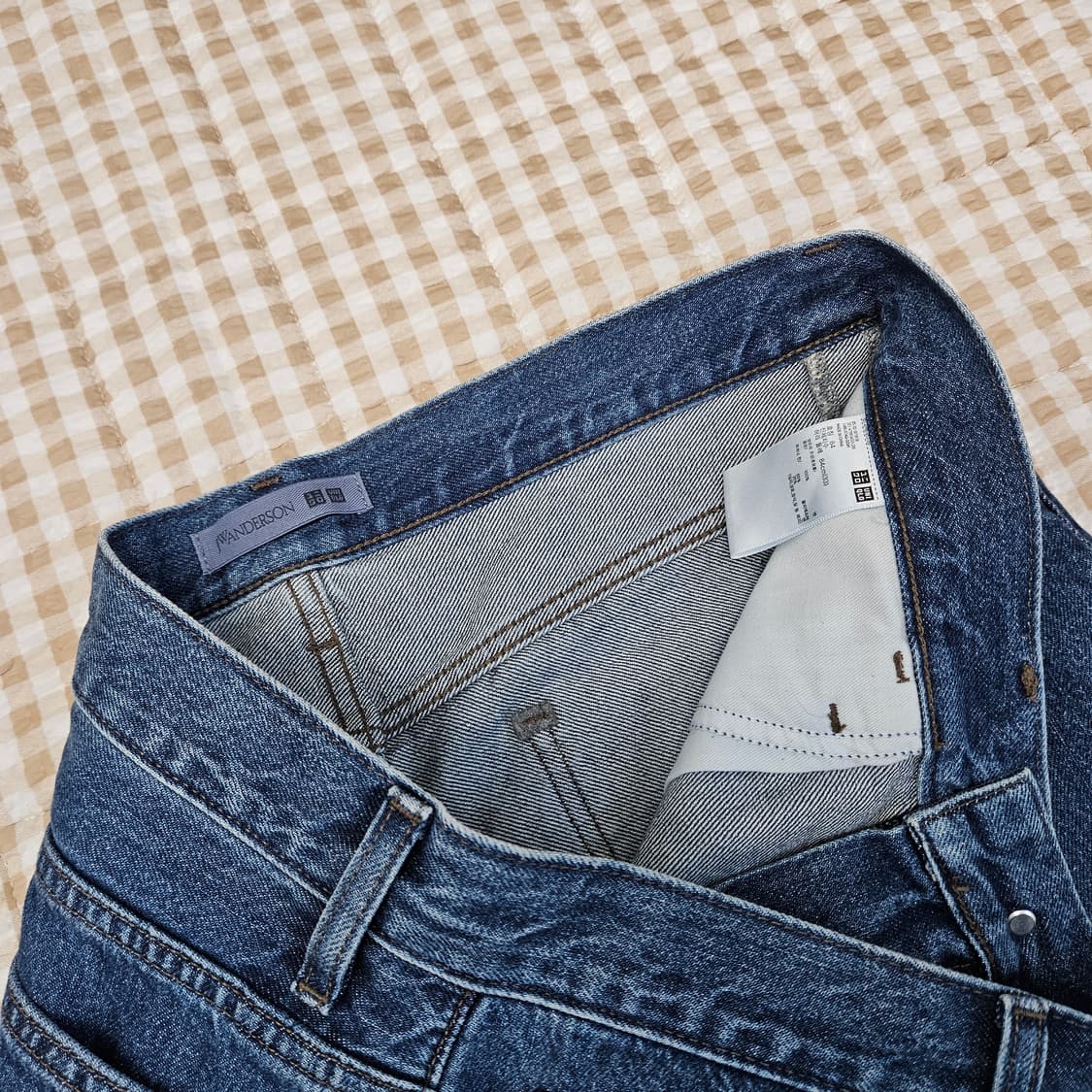 유니클로 와이드 데님 청바지 남자33 상품이미지2