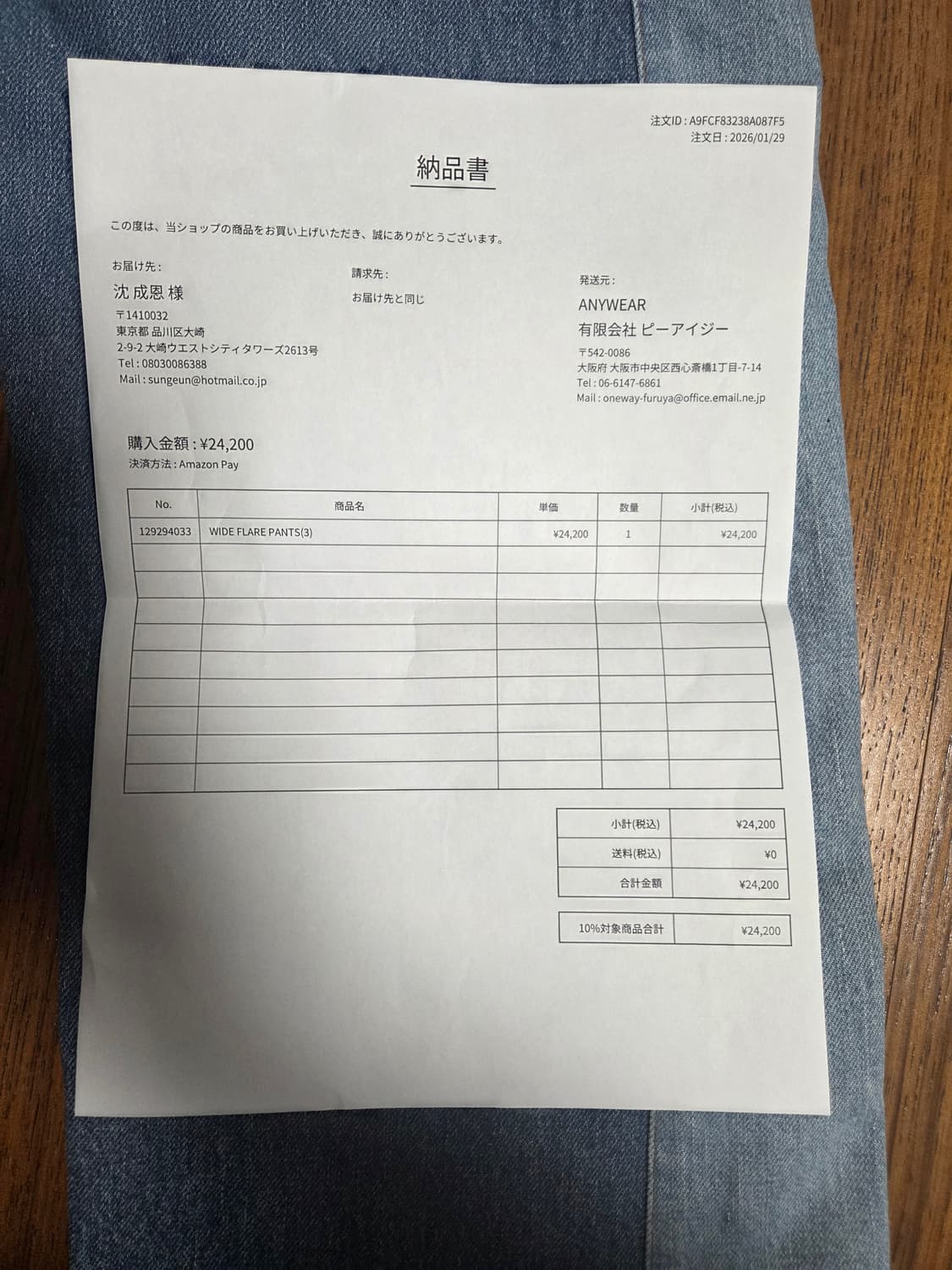 Changes 리메이크 리바이스 데님 진스 상품이미지9