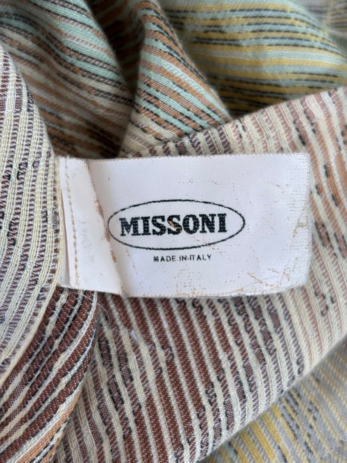 Vintage Missoni Half Shirt 상품이미지7