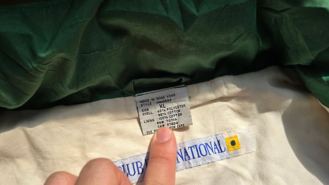 빈티지 블루종 자켓 Made In HongKong 상품이미지6