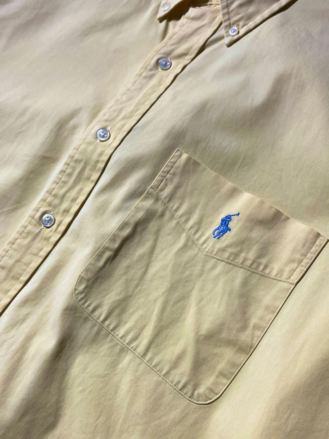 RALPH LAUREN 랄프로렌 옐로우 코튼셔츠 상품이미지3