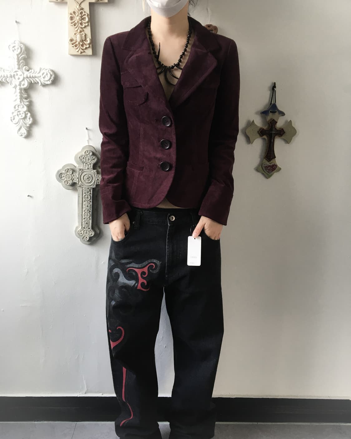 Velvet jacket 상품이미지1