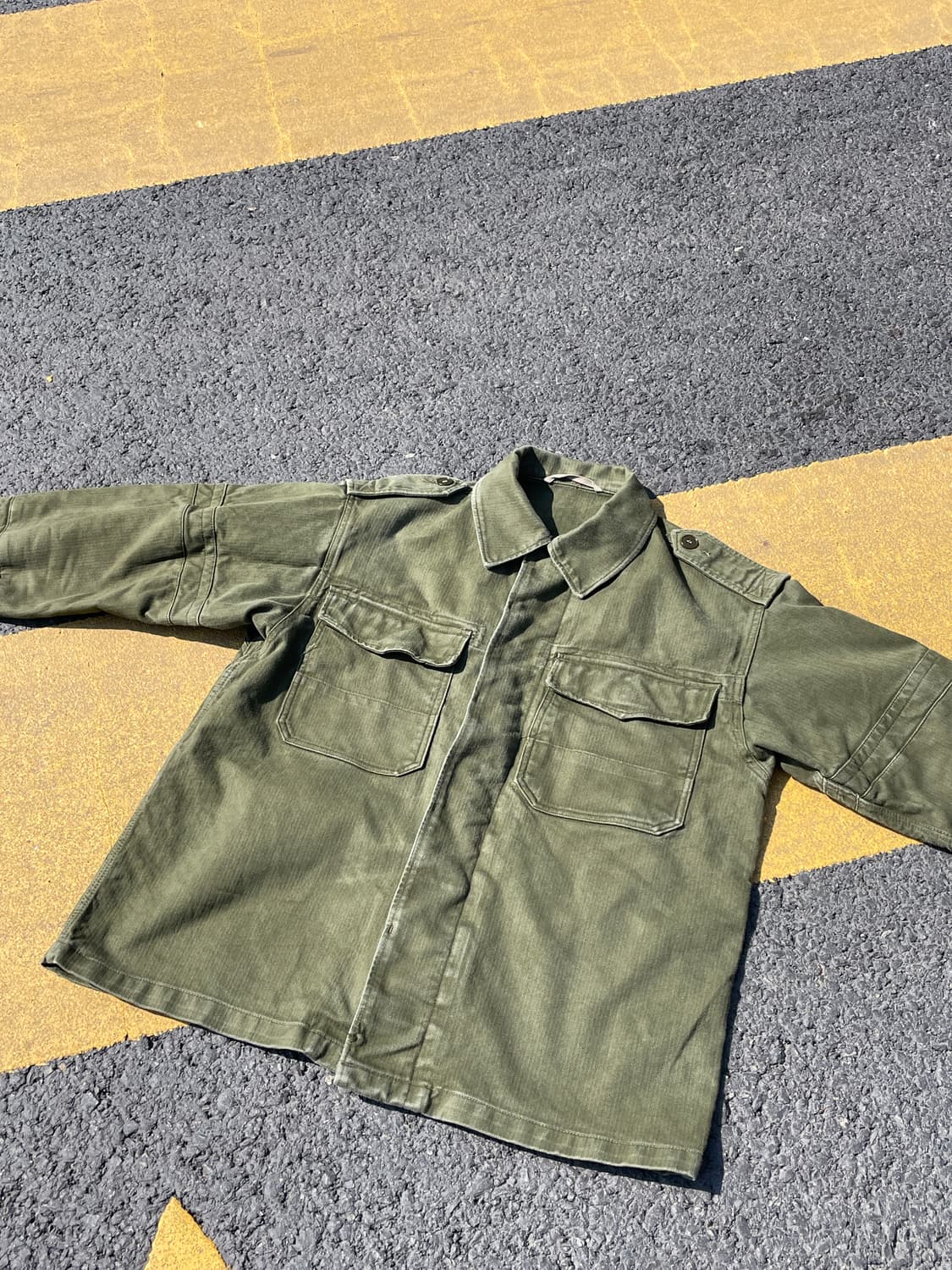 60's 독일군 HBT 필드셔츠 상품이미지5
