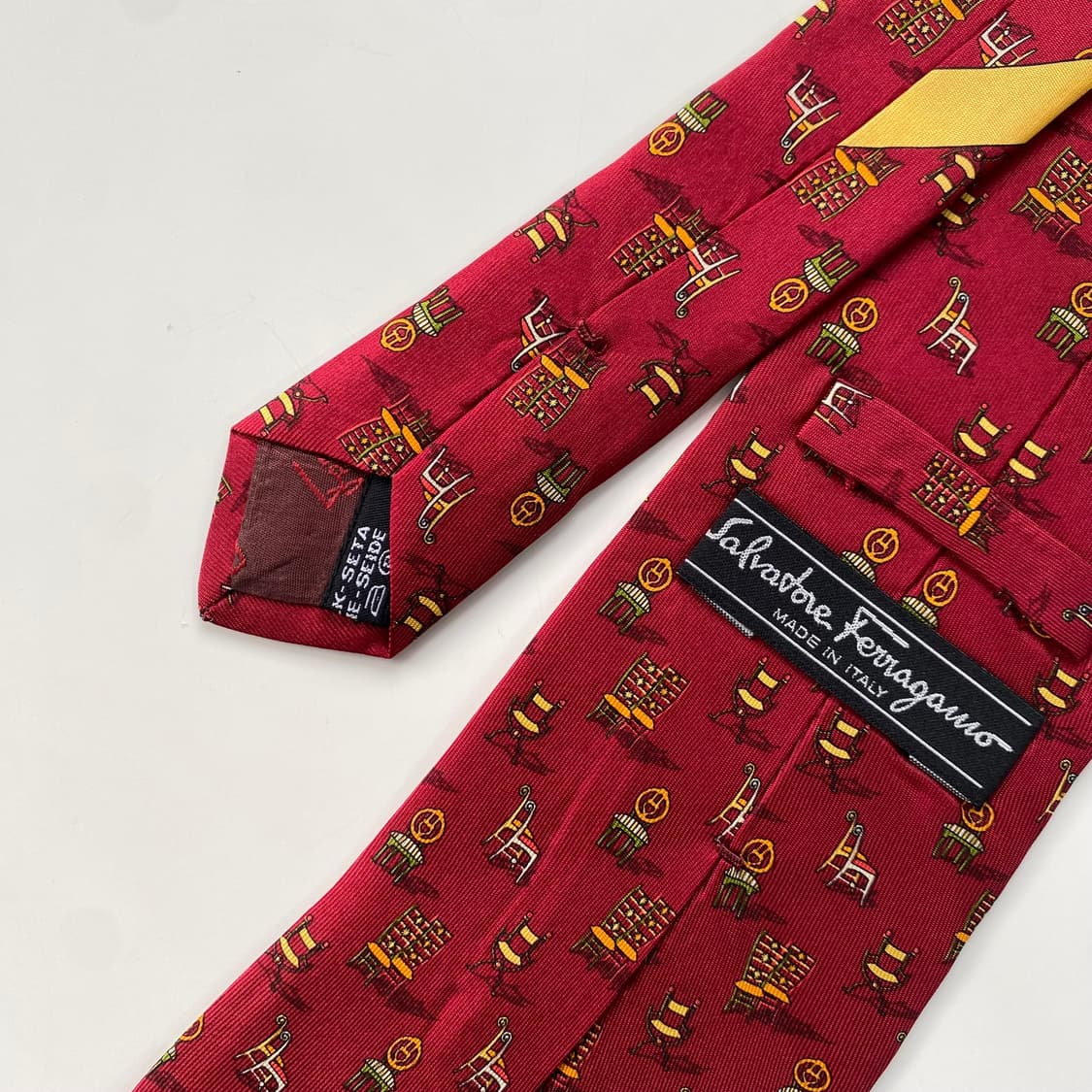 페레가모(Ferragamo) 명품 정품 넥타이 상품이미지6