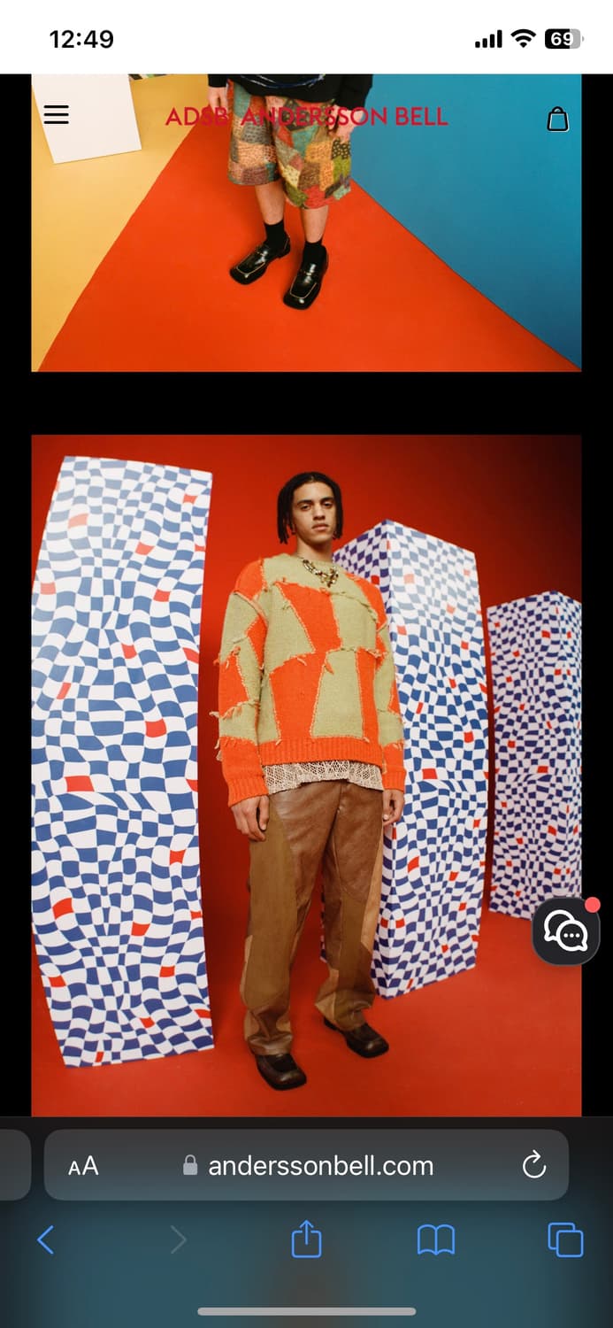 앤더슨벨 레더 팬츠 상품이미지2