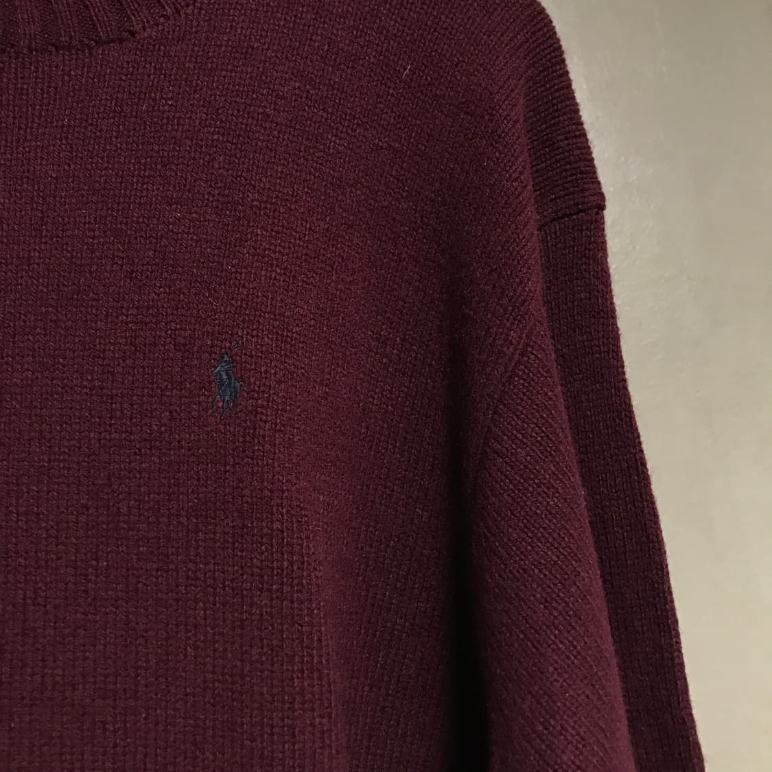 폴로 랄프로렌 버건디 니트 95 상품이미지4