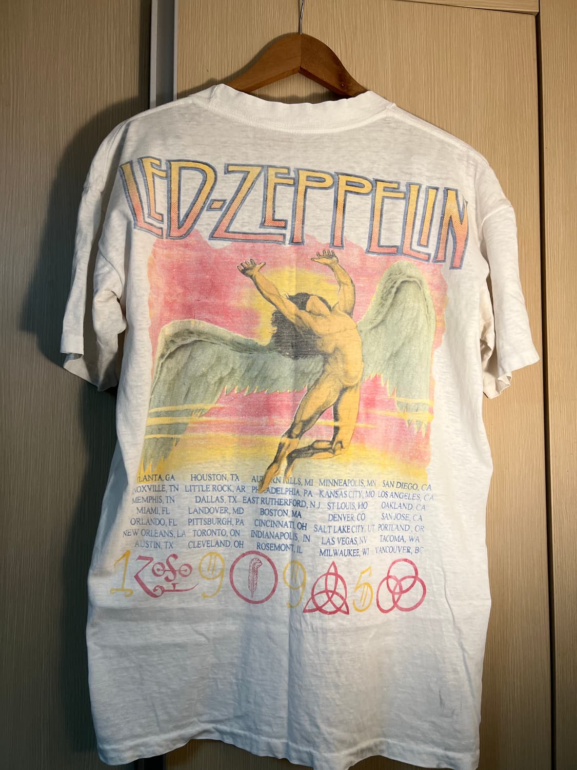 90's Led Zeppelin Tour T Shirt 상품이미지3