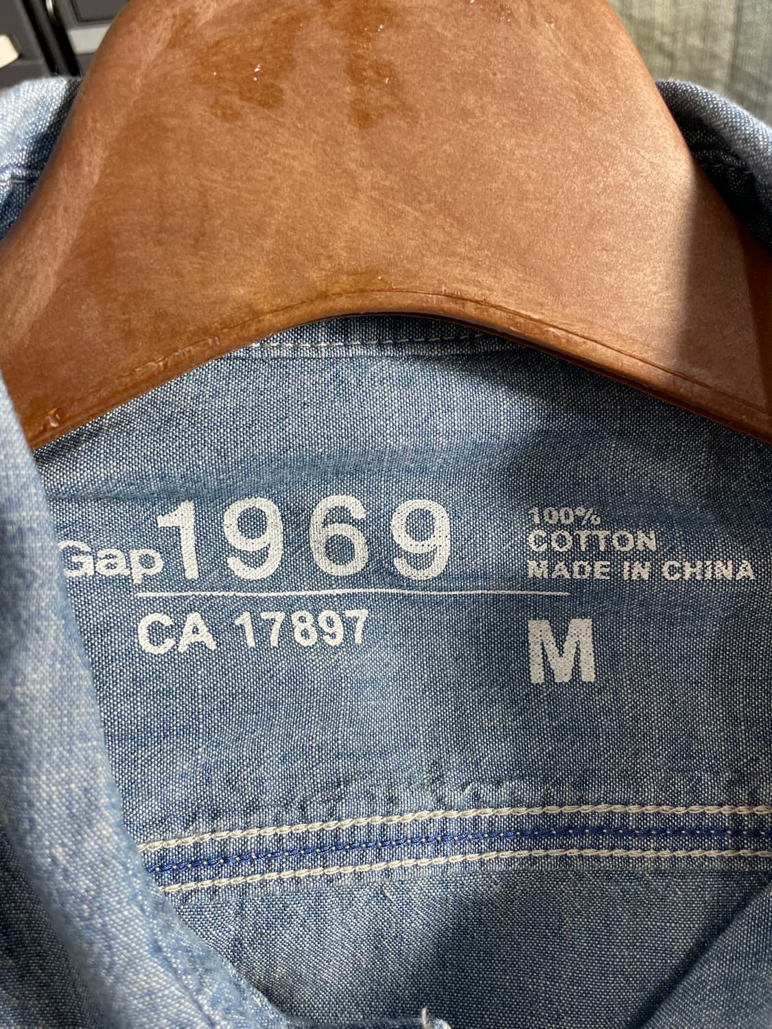 GAP 갭 1969 셔츠 블루 상품이미지2