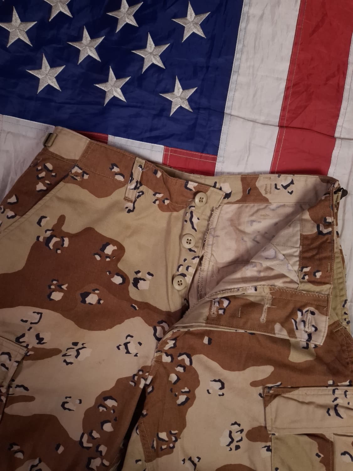 오리지날 미군 지급용 90's 걸프전 사막육색 BDU 바지 상품이미지2