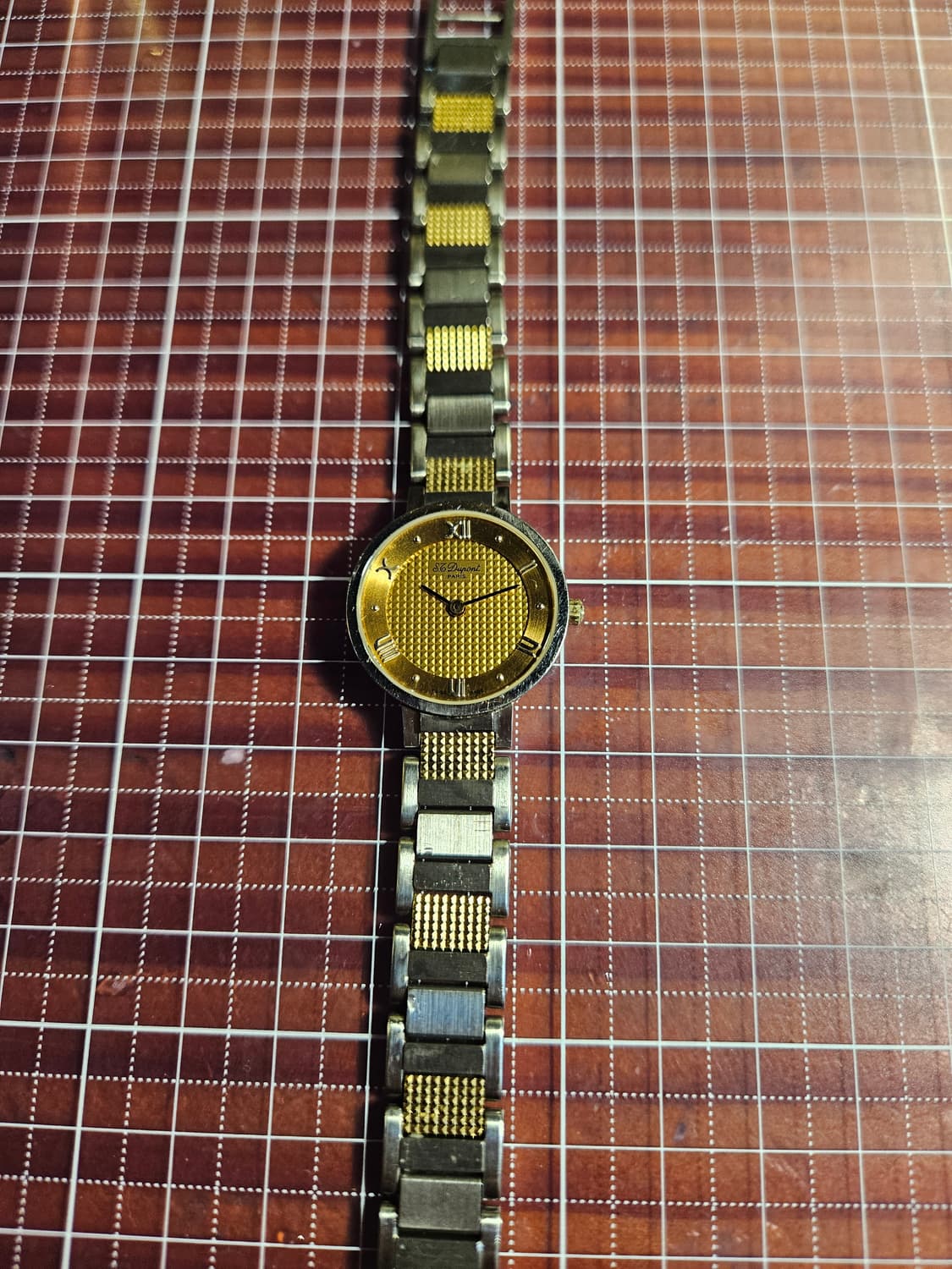 st듀퐁 스위스 메이드 쿼츠시계 여성 콤비 상품이미지5