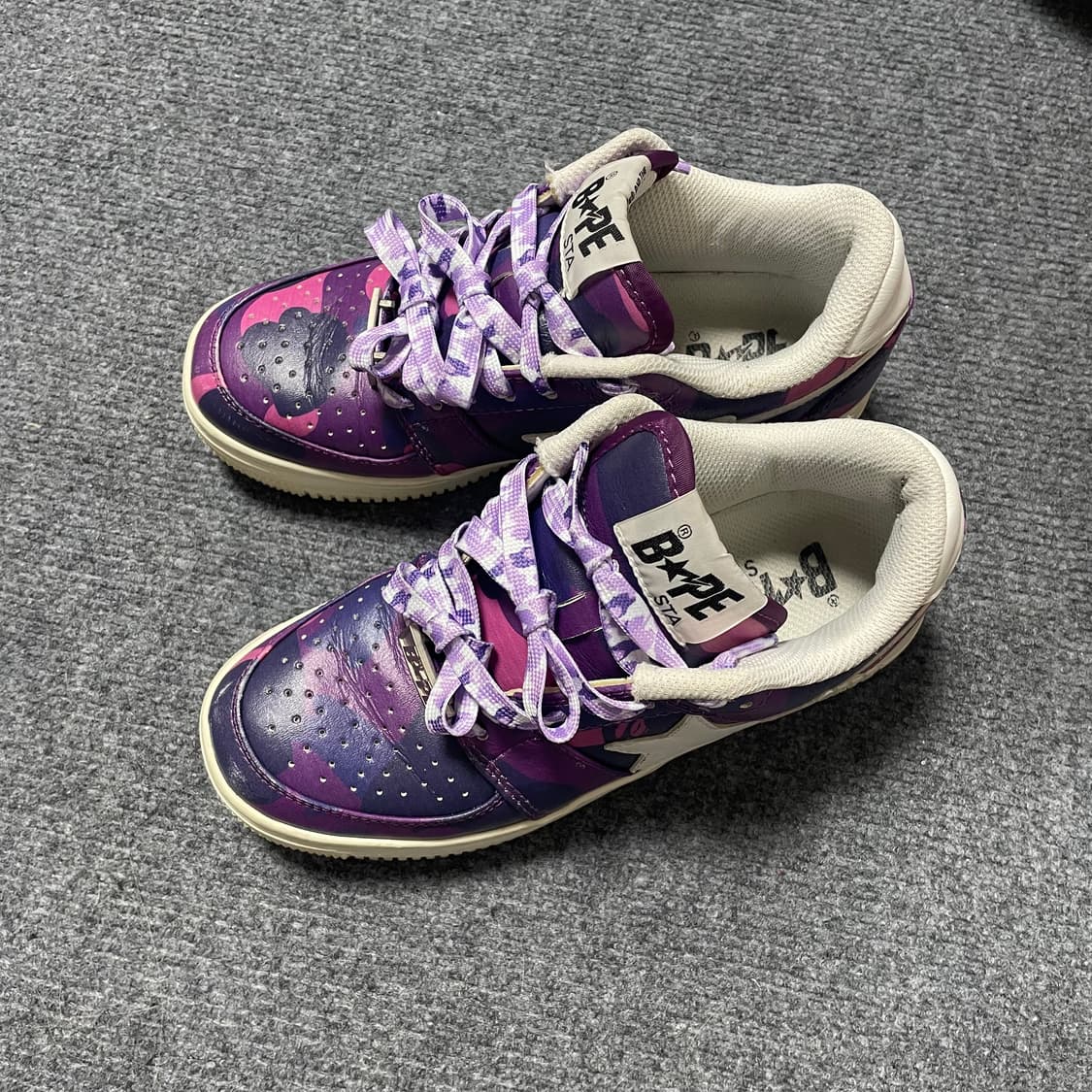 베이프 퍼플 운동화 (235) 상품이미지1