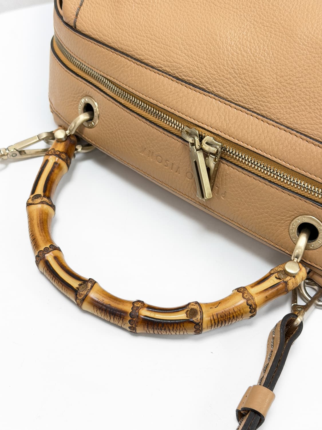 플리니오 비조나 뱀부 탑 핸들 2WAY 토트 & 크로스백 상품이미지3