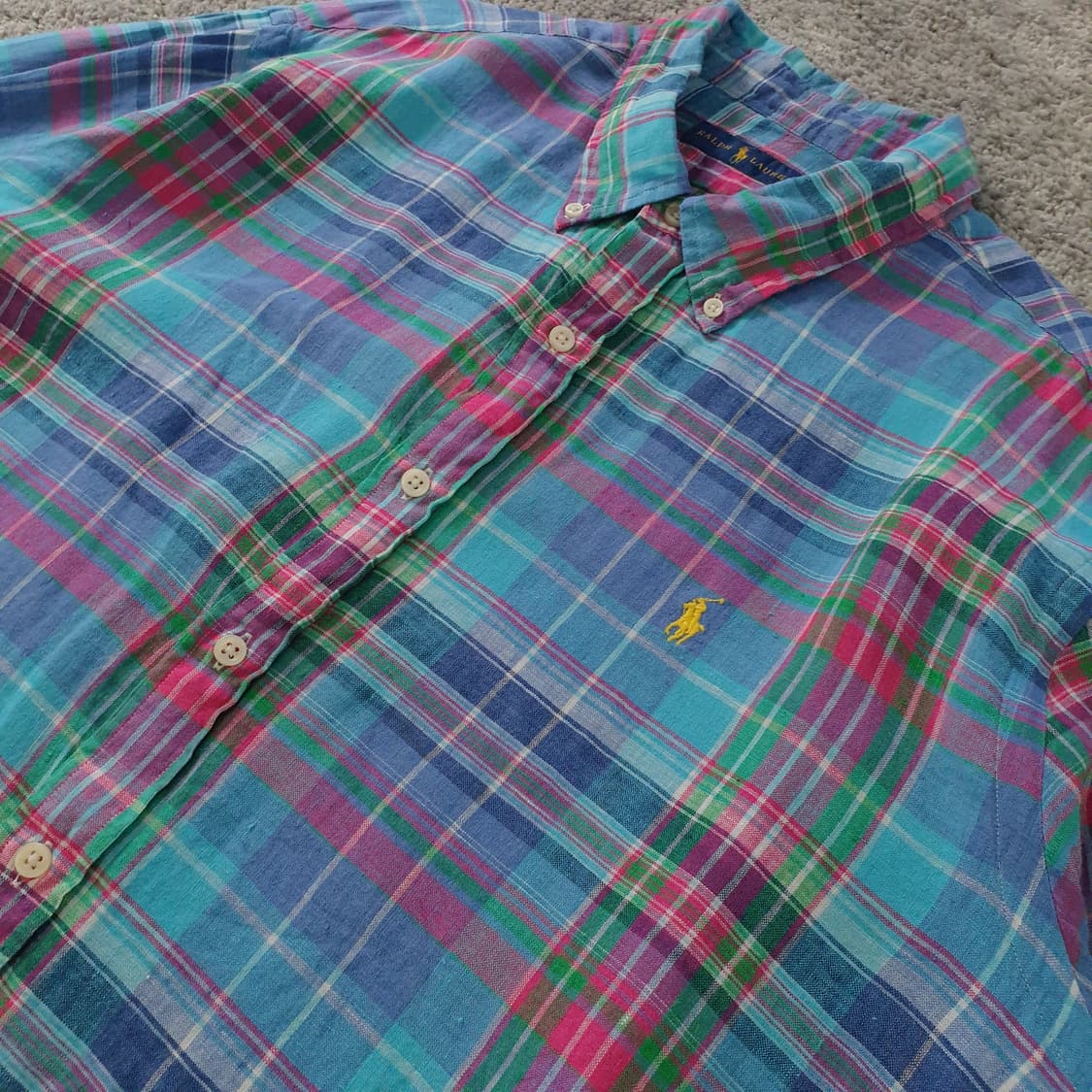[무료배송] RALPH LAUREN 체크 긴팔 셔츠 상품이미지3