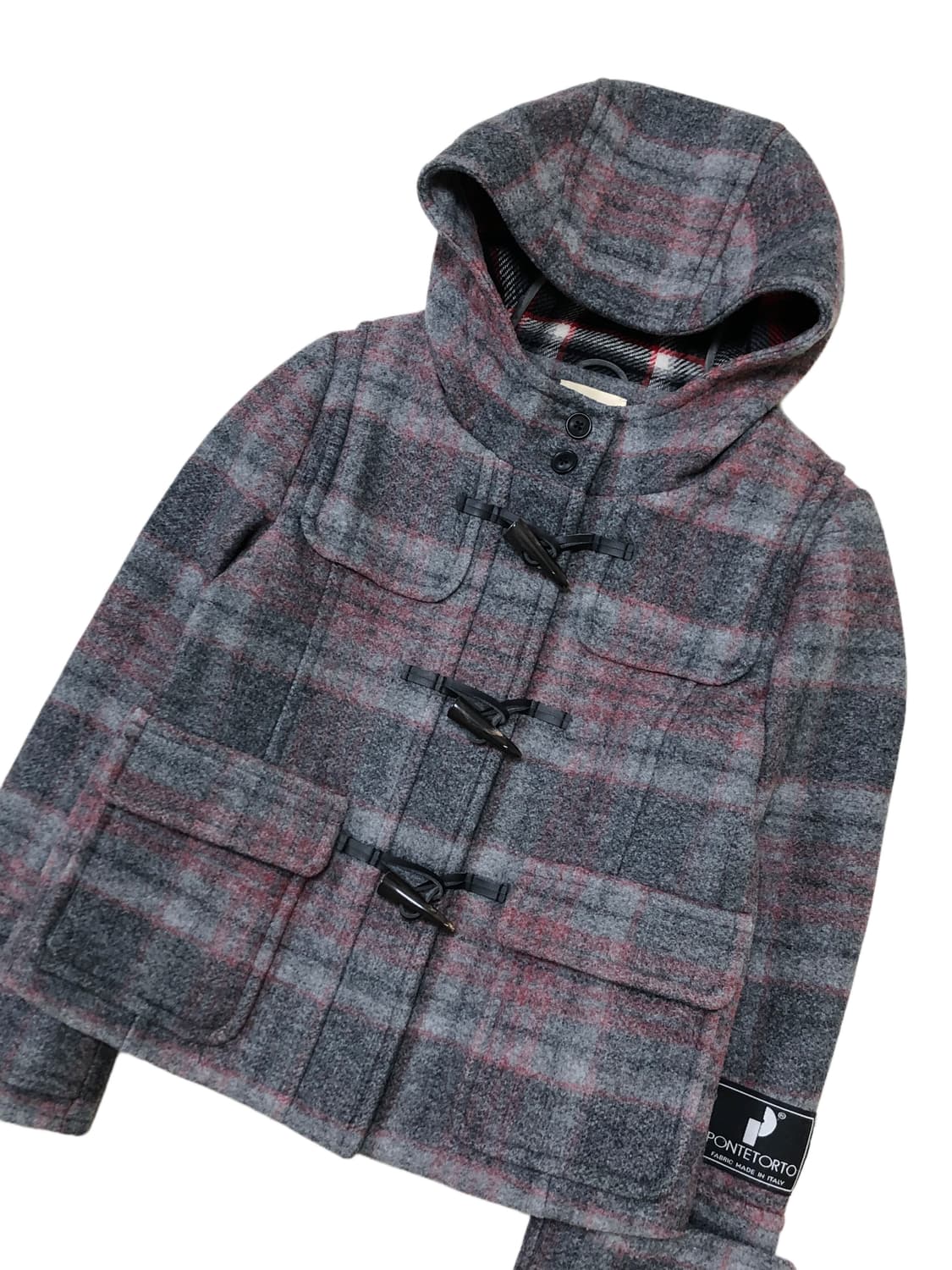 CROLLA 크롤라 체크 더플코트 상품이미지8