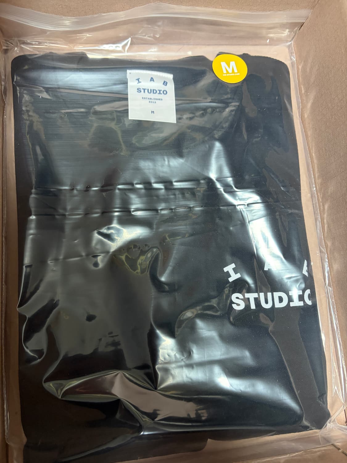 iab studio 반팔티 블랙 M 새상품 상품이미지1