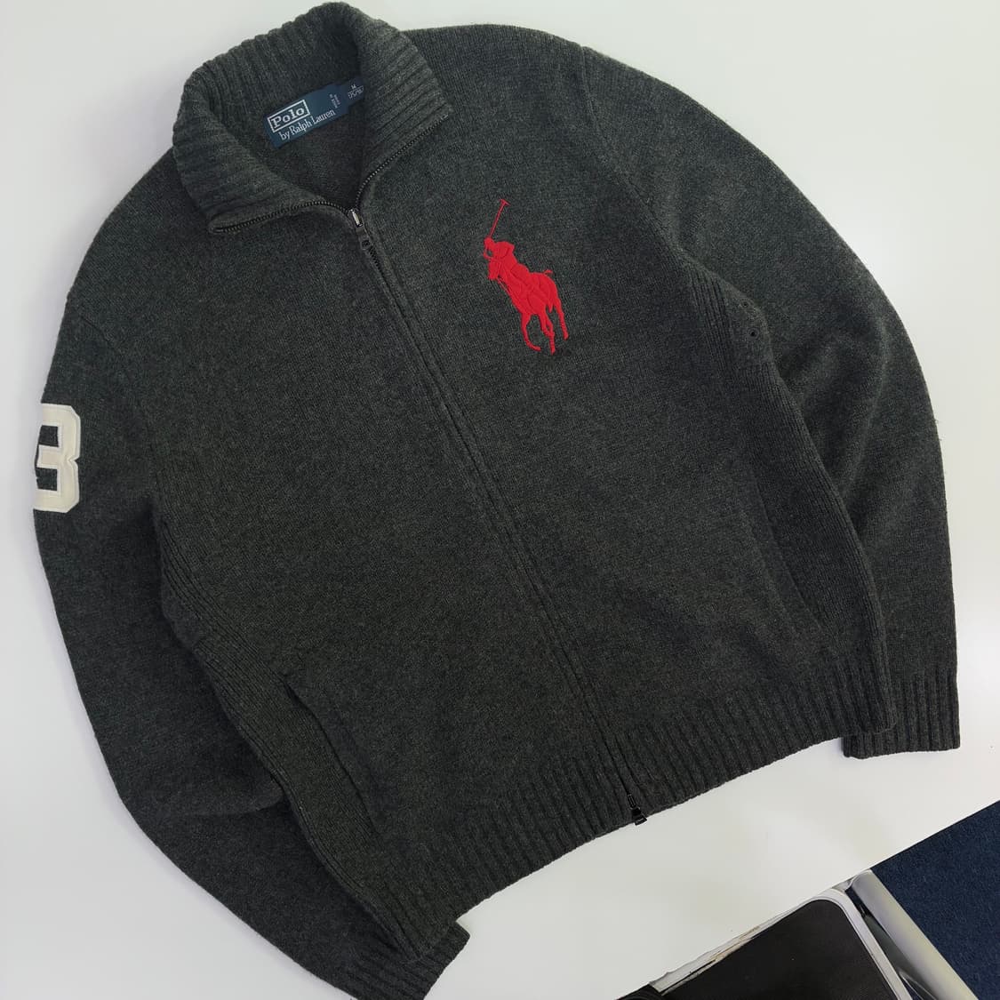 Polo 폴로 랄프로렌 빅포니 램스울 집업 가디건 상품이미지2