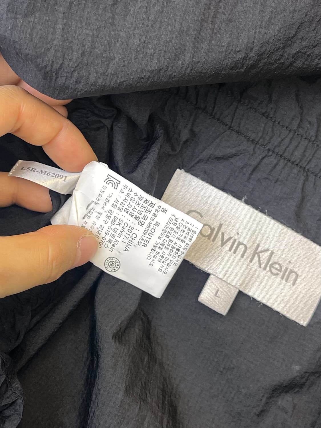 캘빈 클라인 17SS 나일론 셔링 후드 자켓 상품이미지6