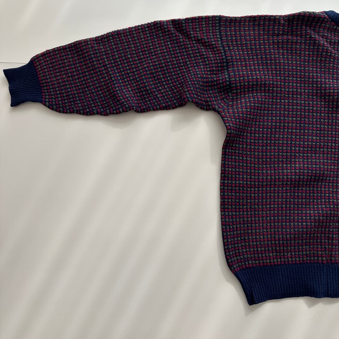 90년대 (영국생산)오스틴리드 퓨어울 빈티지 패턴 니트 M 상품이미지8