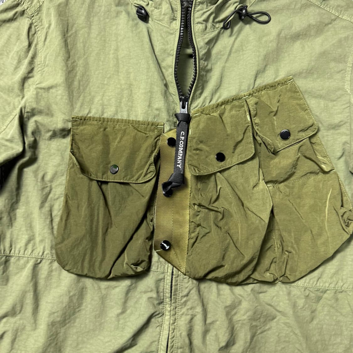 (S) 22ss C.P. company 플랫 나일론 믹스드 오버셔츠 상품이미지4