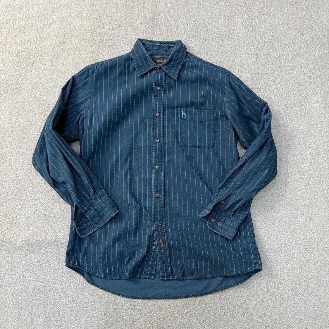 100 헤지스 스프라이트 코튼 셔츠 0223T 상품이미지1