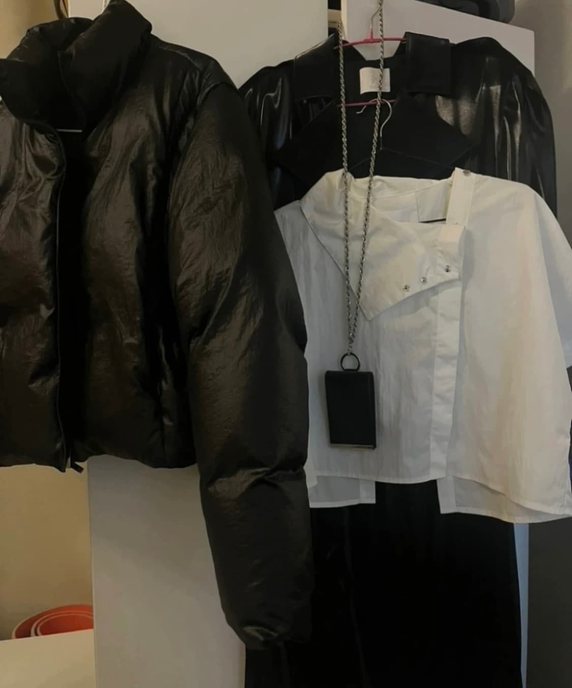 트리밍버드 나일론 투웨이 크롭 패딩 상품이미지6