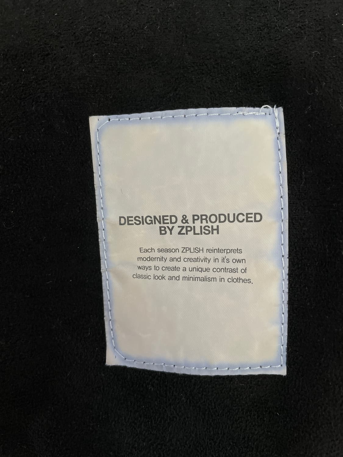 지플리시(ZPLISH) 미니멀 스웨이드 블루종 자켓 상품이미지8