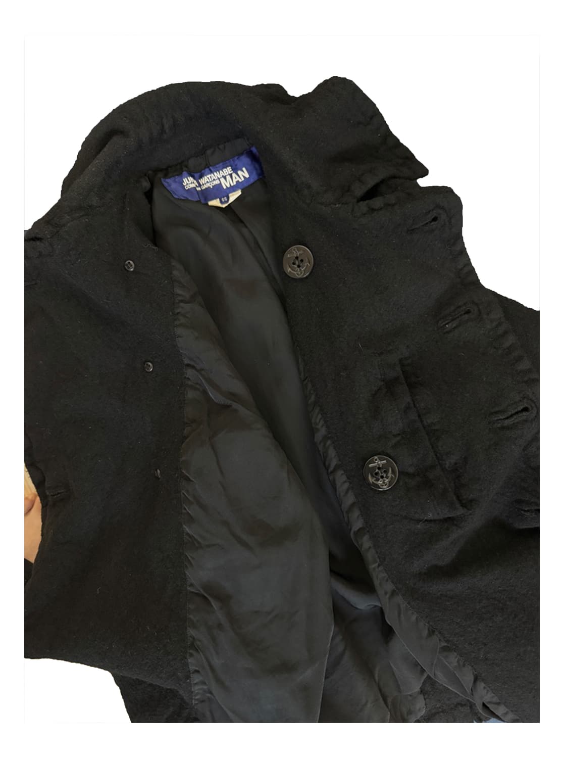 junya watanabe 07s 축융 피코트 XS 상품이미지3