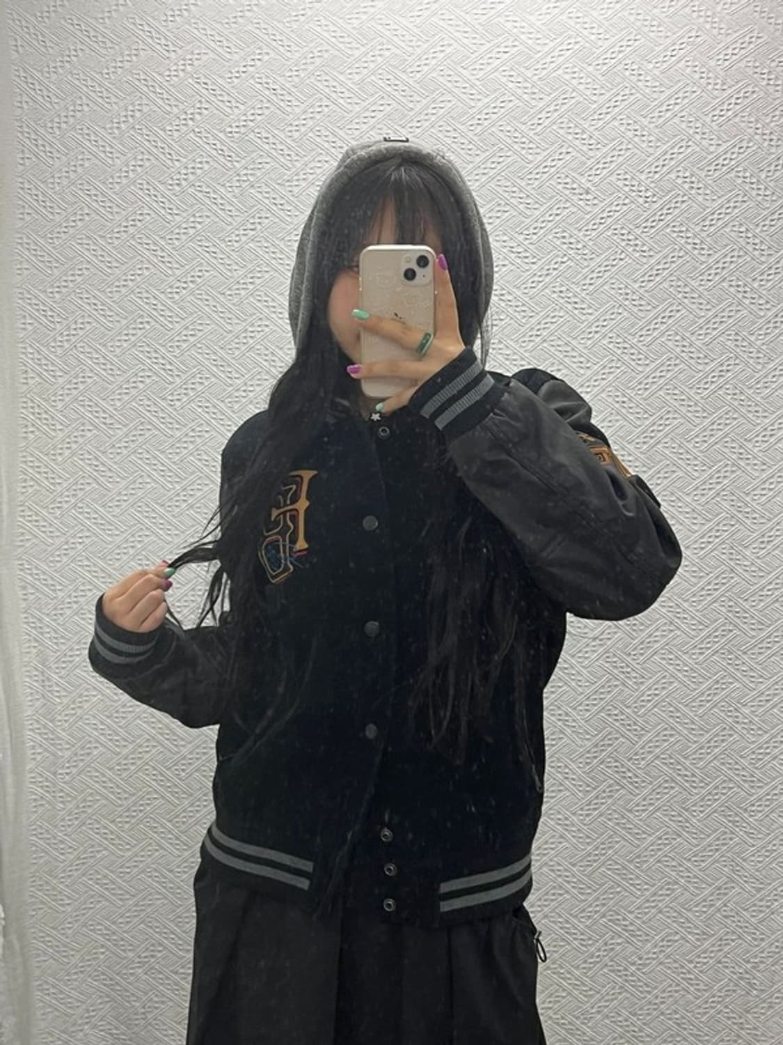 푸부 FUBU 올드스쿨 코듀로이 골덴 후드 바시티 자켓  L C06700 상품이미지2