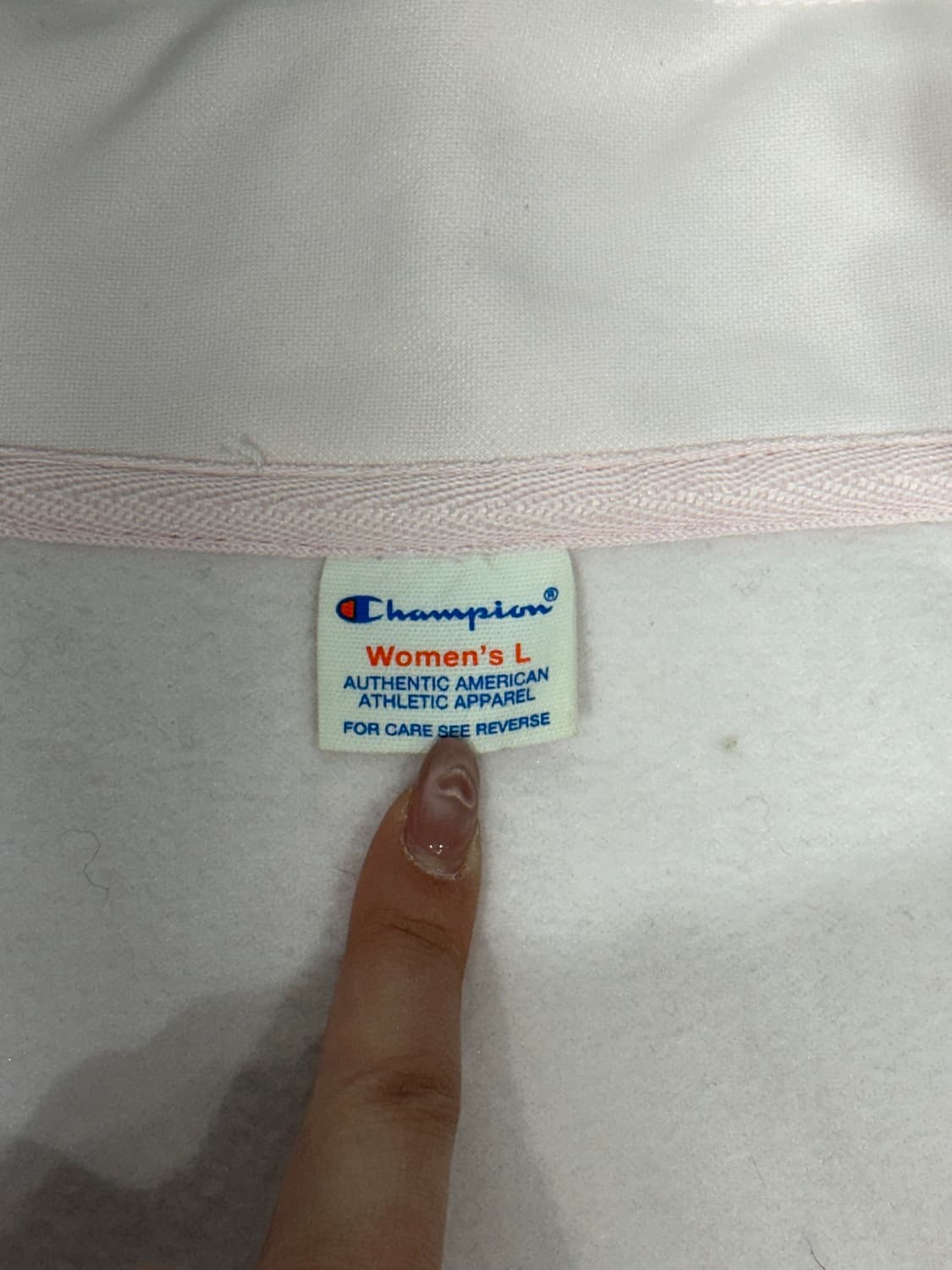 챔피온 딸기우유 핑크 올드스쿨 트랙탑 져지 L 상품이미지7